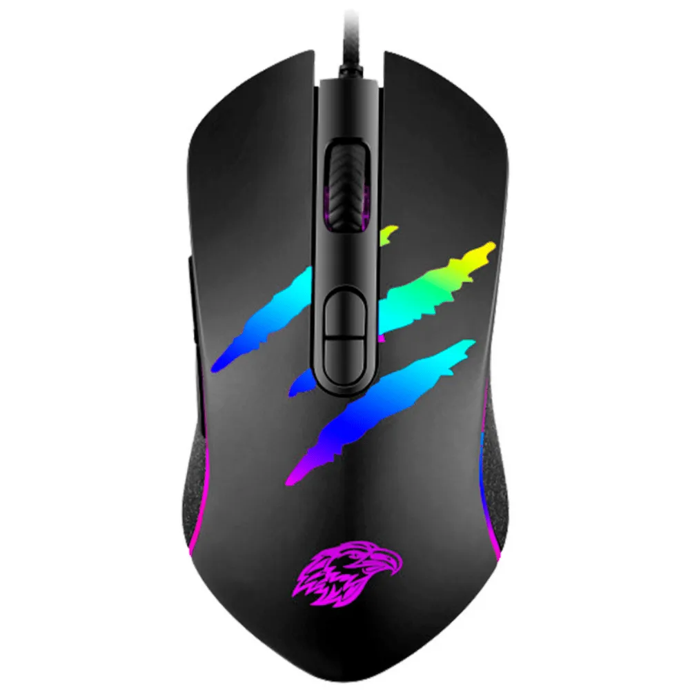 MOUSE KMEX GAMER MOYA37 7 BOTOES  3200DPI RGB PRETO(A)