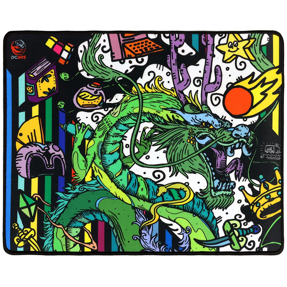 MOUSEPAD PCYES ESSENTIAL ANCIENT DRAGON MEDIUM SPEED 500X400MM PMA50X40