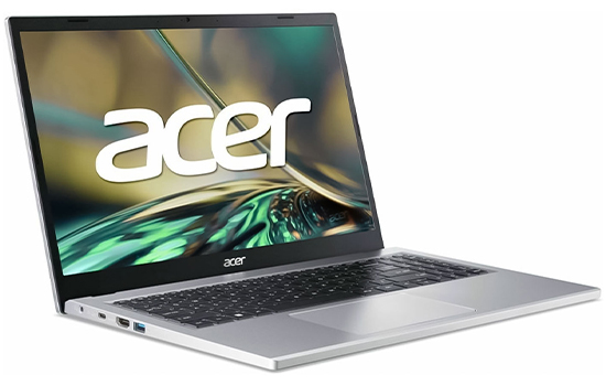 NOTEBOOK ACER INTEL CORE I3 I3 N305 8GB DDR5 SSD 256GB 15,6 HD LINUX - PRATA