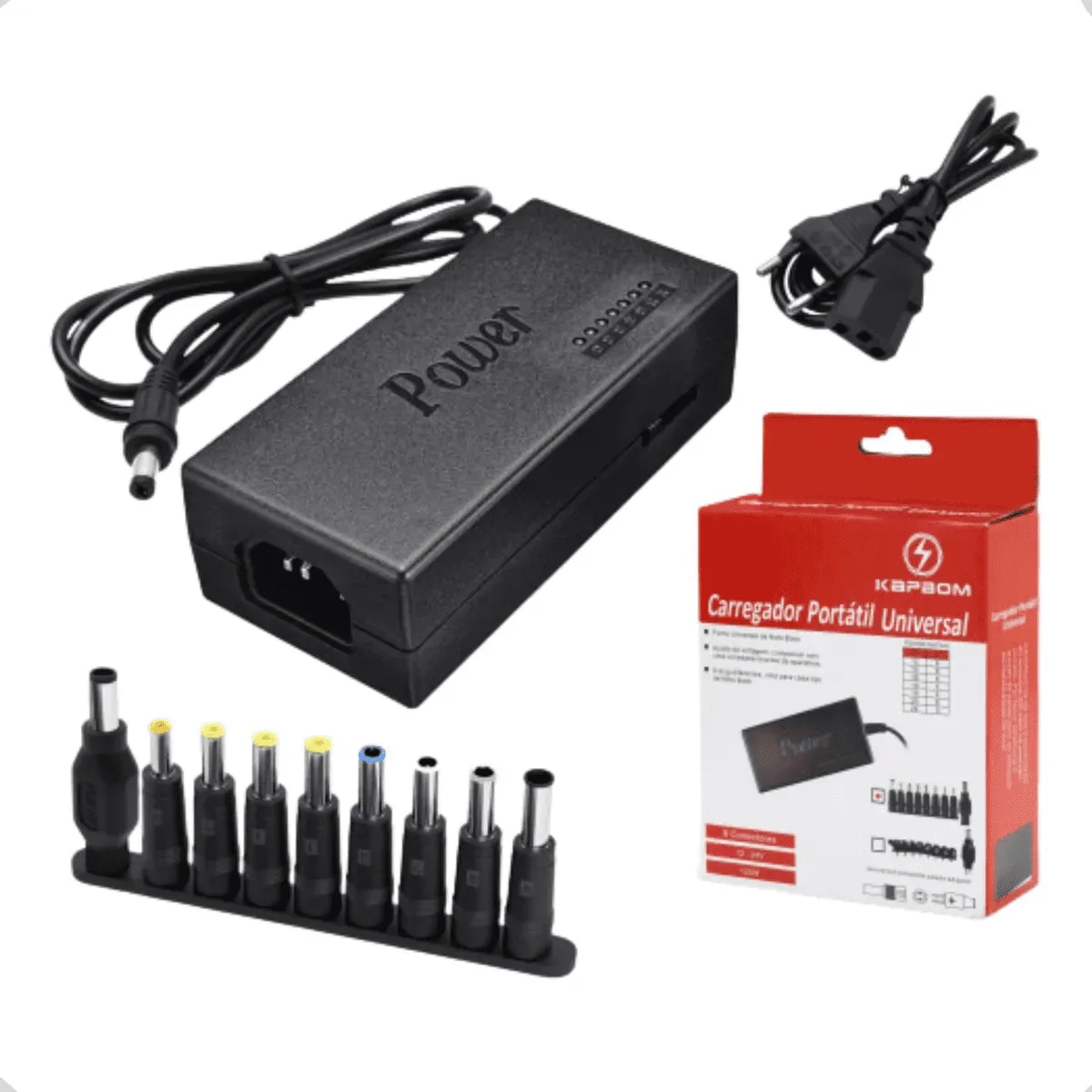 CARREGADOR UNIVERSAL P/NOTEBOOK
