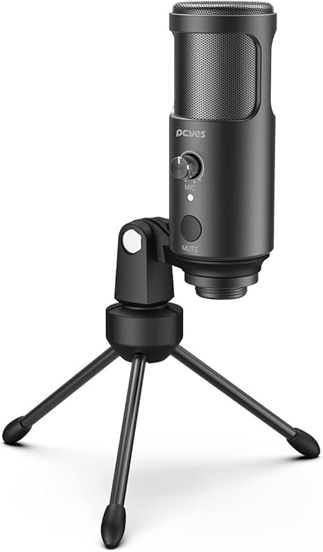 MICROFONE PCYES VOCALIZER CONDENSADOR OMNIDIRECIONAL PRETO(A)