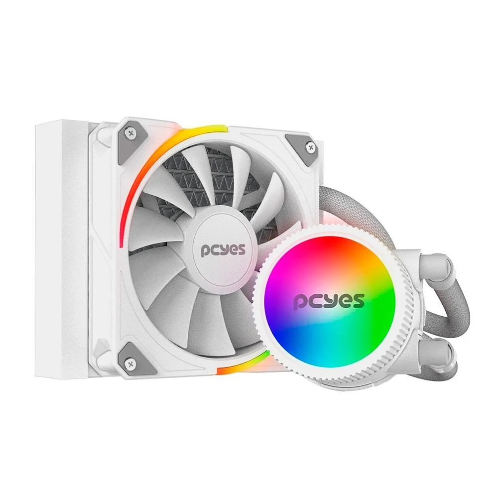 WATER COOLER PCYES SANGUE FRIO 3 GHOST 120MM ARGB BRANCO(A)