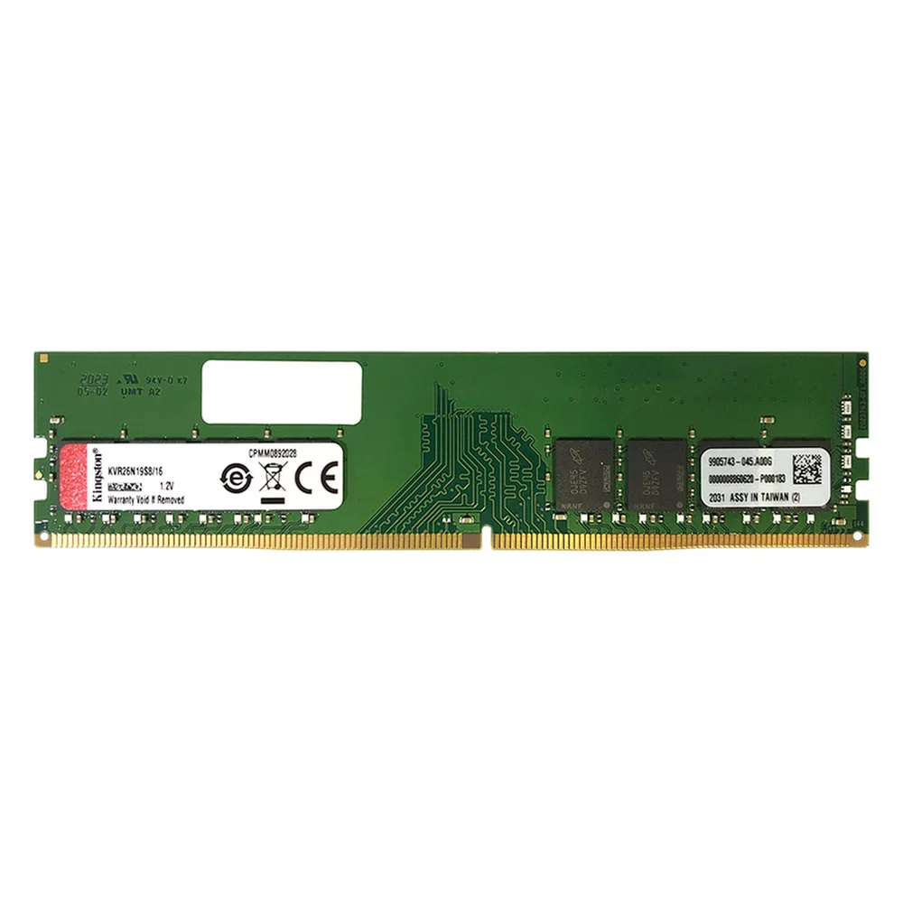 MEMORIA KINGSTON  DDR4 16GB 2666 MHZ PRETO (A) S/ DISSIPADOR