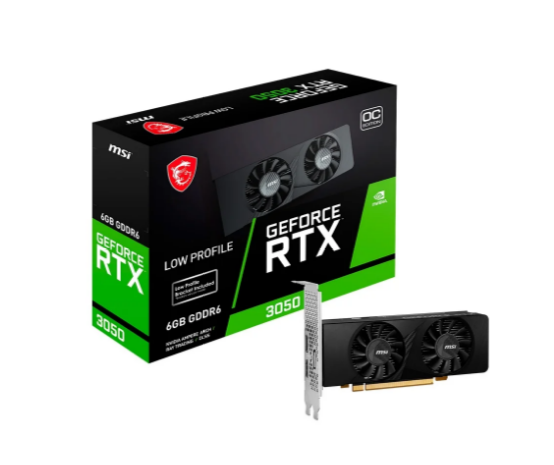 PLACA DE VIDEO MSI RTX3050 6GB GDDR6 96BITS VENTUS 2X OC