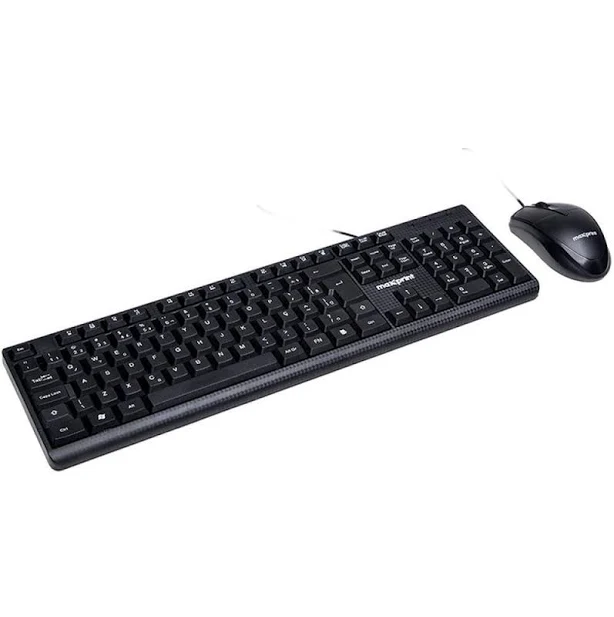KIT TECLADO E MOUSE C/ FIO CF1001 USB.2 PRETO