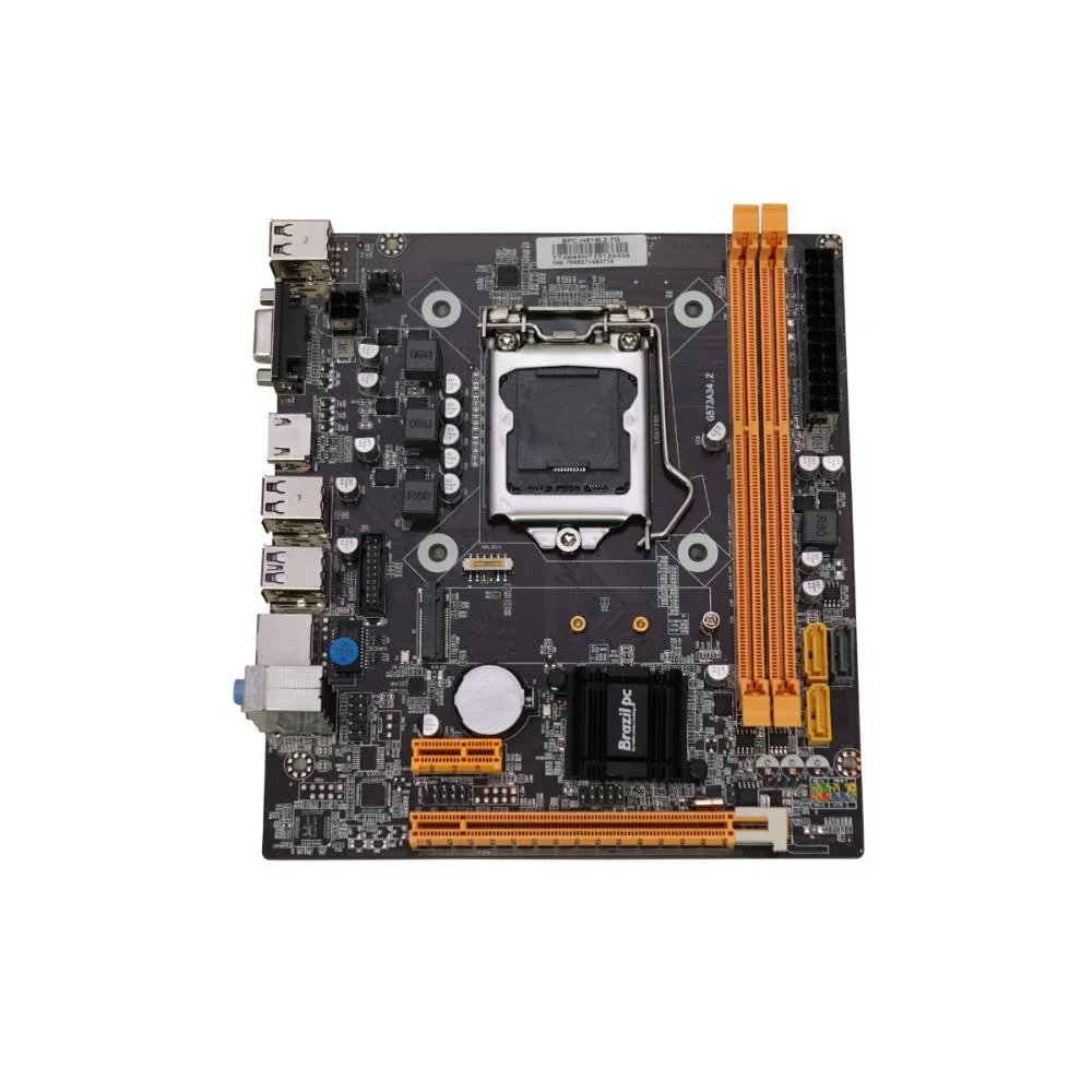 PLACA MÃE BPC H81M DDR3 VGA/HDMI/GIGA /NVME 4ª G (2 SLOTS) - PRETA