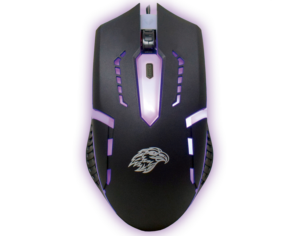 MOUSE KMEX GAMER GAMING MASTER MOA8 1600DPI 3 BOTOES -  LED PRETO(A) MOA834OI001CB0X