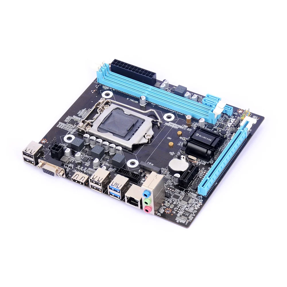 PLACA MÃE BLUECASE H81, DDR3, SOCKET LGA 1150, M-ATX M.2 NVME - PRETO (A)