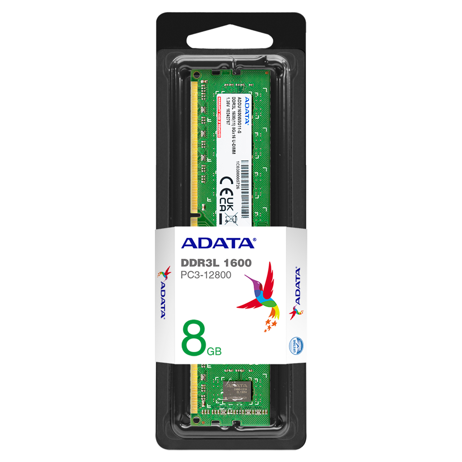 MEMORIA TEIKON/ADATA DDR3 8GB 1600 MHZ S/ DISSIPADOR