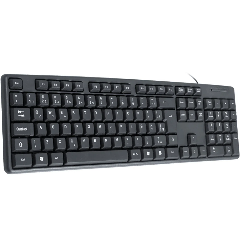 TECLADO KMEX KB-3728U C/FIO KB3728U0001CB0X PRETO(A)