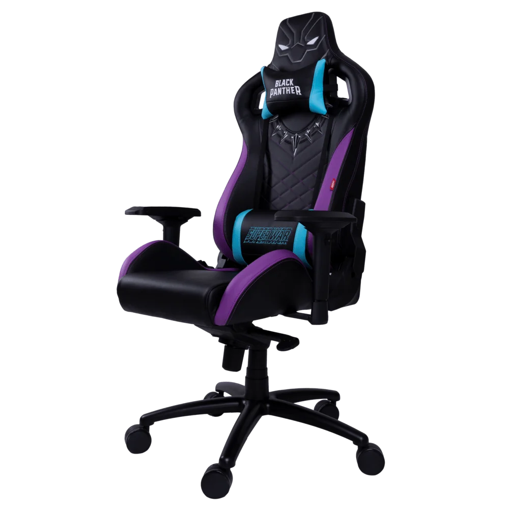 CADEIRA DAZZ MARVEL PANTERA NEGRA PRETO/ROXO/ AZUL