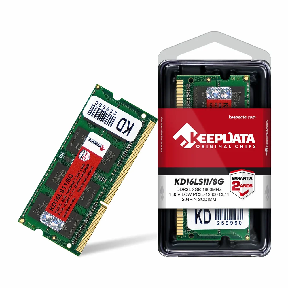 MEMORIA KEEPDATA  NOTEBOOK DDR3 8GB 1600MHZ 1.35V