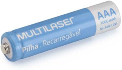 PILHA MULTILASER RECARREGAVEL AAA C/2 ENVELOPE