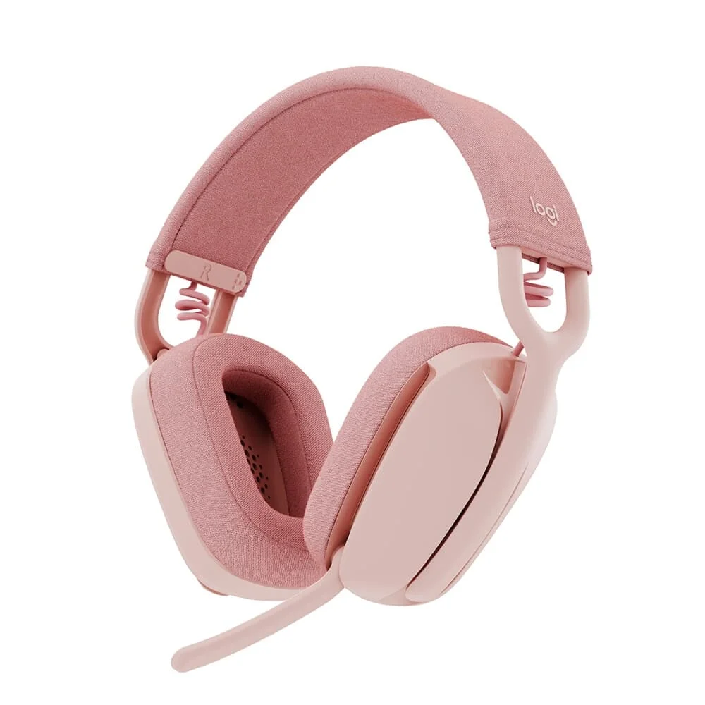HEADSET LOGITECH ZONE VIBE 100 BLUETOOTH DRIVERS 40MM ATE 20 HORAS ROSA