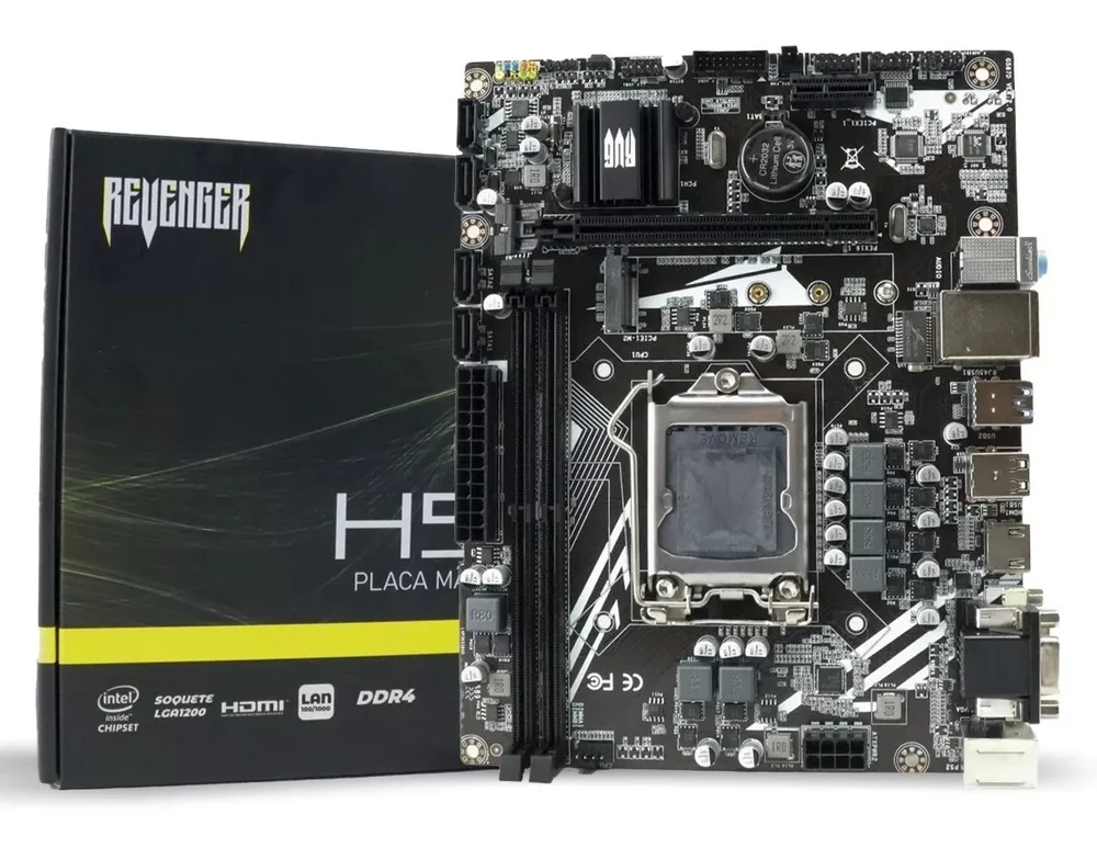 PLACA MAE ALLTEK H510 LGA1200 ATX (2 SLOTS) DDR4 M2 BRANCO(A)