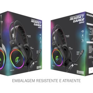 Headset Gamer KMex RGB AR43