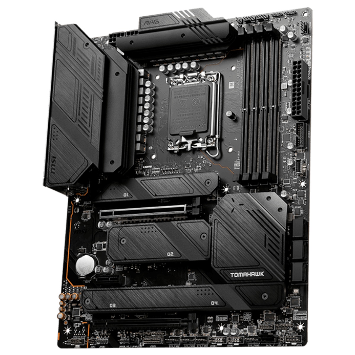 Placa-Mãe Z790 MSI MAG Tomahawk Wi-Fi, Intel LGA 1700, ATX, DDR5, LED RGB, Preto - Imagem 4