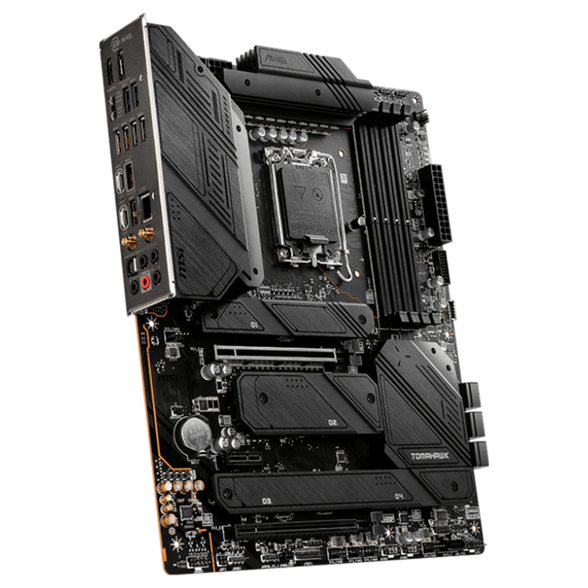 Placa-Mãe Z790 MSI MAG Tomahawk Wi-Fi, Intel LGA 1700, ATX, DDR5, LED RGB, Preto - Imagem 3