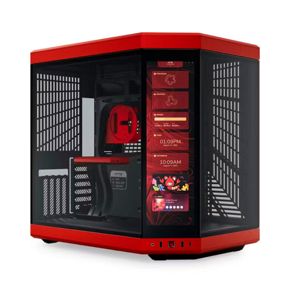 GABINETE HYTE Y70 BLACK/RED