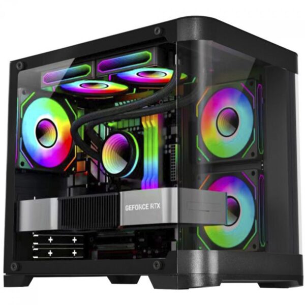 Gabinete Gamer K-MEX Aquário Curva CG-01AG