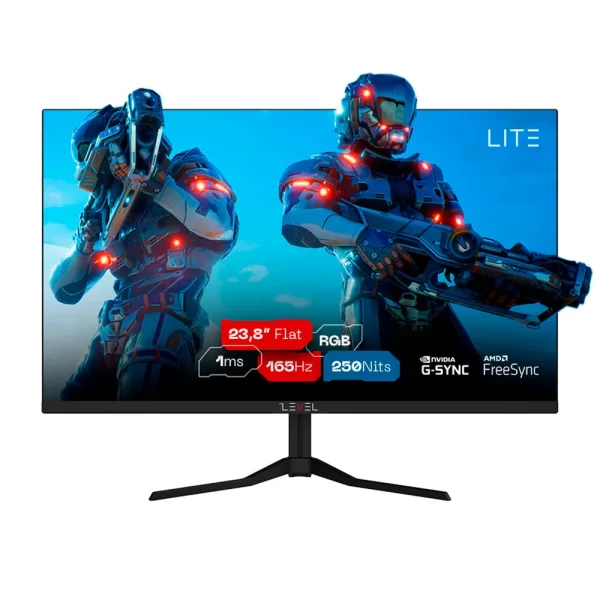 Monitor Gamer Level Lite 23.8' ELED FHD 180Hz, 1ms, IPS, Freesync e G-sync - L2411SU