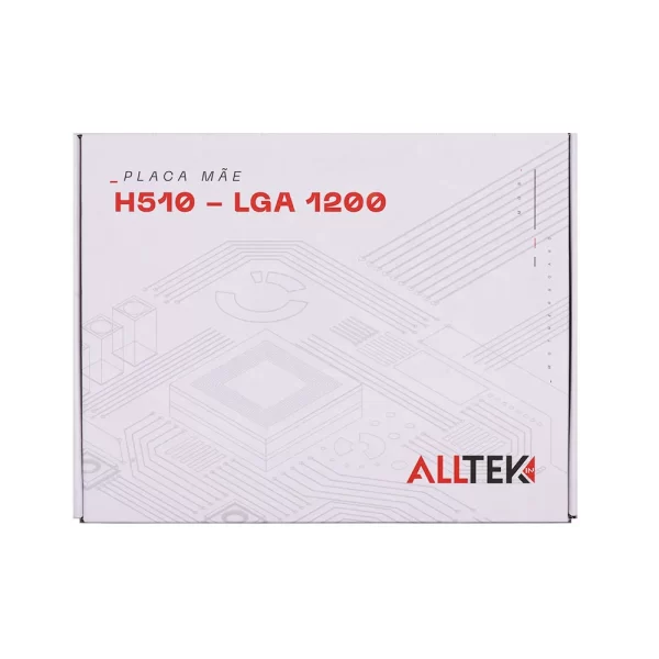 Placa Mãe Alltek Chipset Intel H510 Lga 1200atx Ddr4 Branca - Image 2