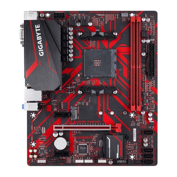 Placa Mae Gigabyte B450M GAMING DDR4 Socket AM4 Chipset AMD B450 - Image 4