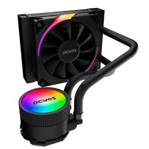 Water Cooler Pcyes 120MM Black Vulcan ARGB