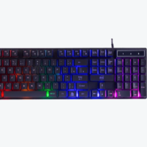 Kit Gamer Dazz Shadowstrike DUO, Teclado com Iluminação Rainbow, ABNT2 + Mouse, 3600DPI Huano, Preto