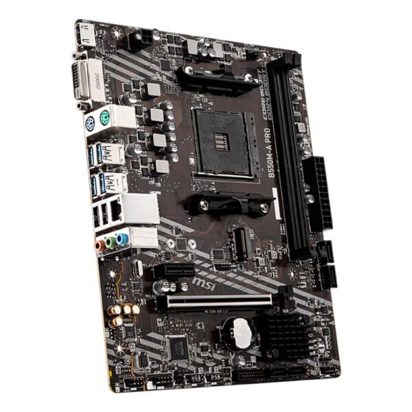 Placa-Mãe MSI B550M-A PRO, DDR4, AMD AM4, mATX - Image 3