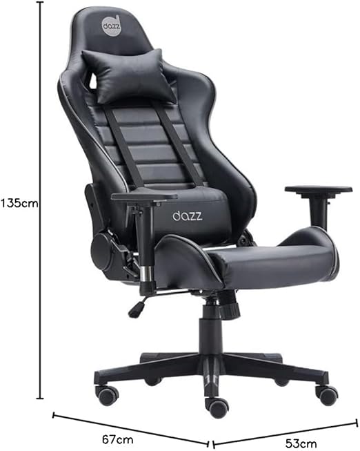 Cadeira Gamer Dazz Prime-X V2 Preto/Cinza - Imagem 6
