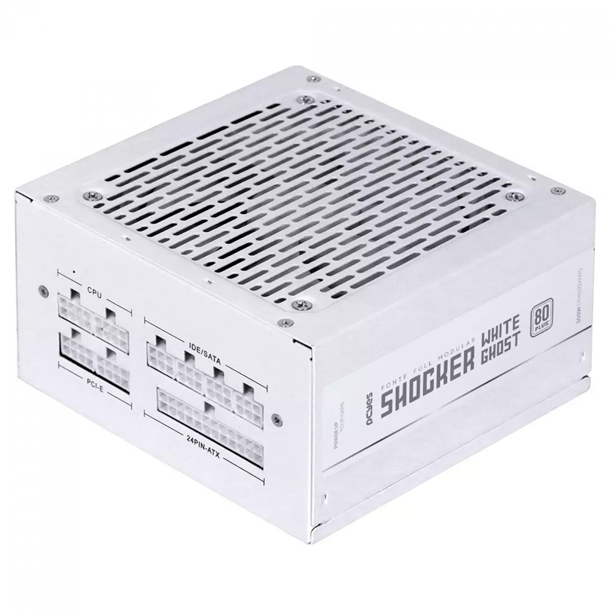 Fonte Pcyes Shocker White Ghost, 500W, Full-Modular, 80 Plus - Imagem 6
