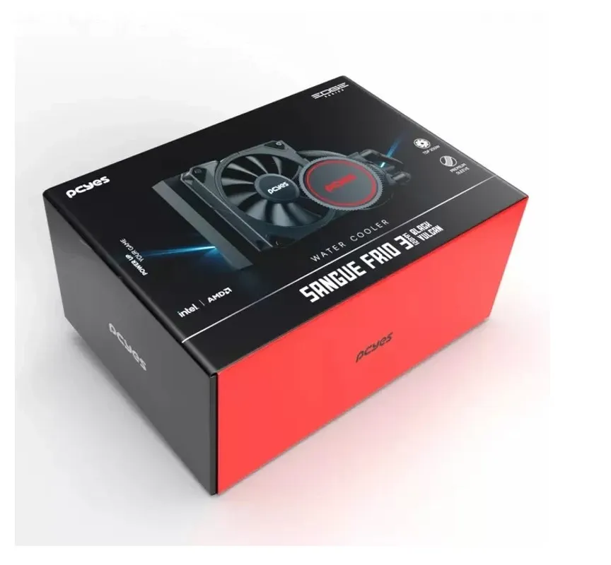 Water Cooler Pcyes Sangue Frio 3 120MM Black Vulcan - Imagem 2