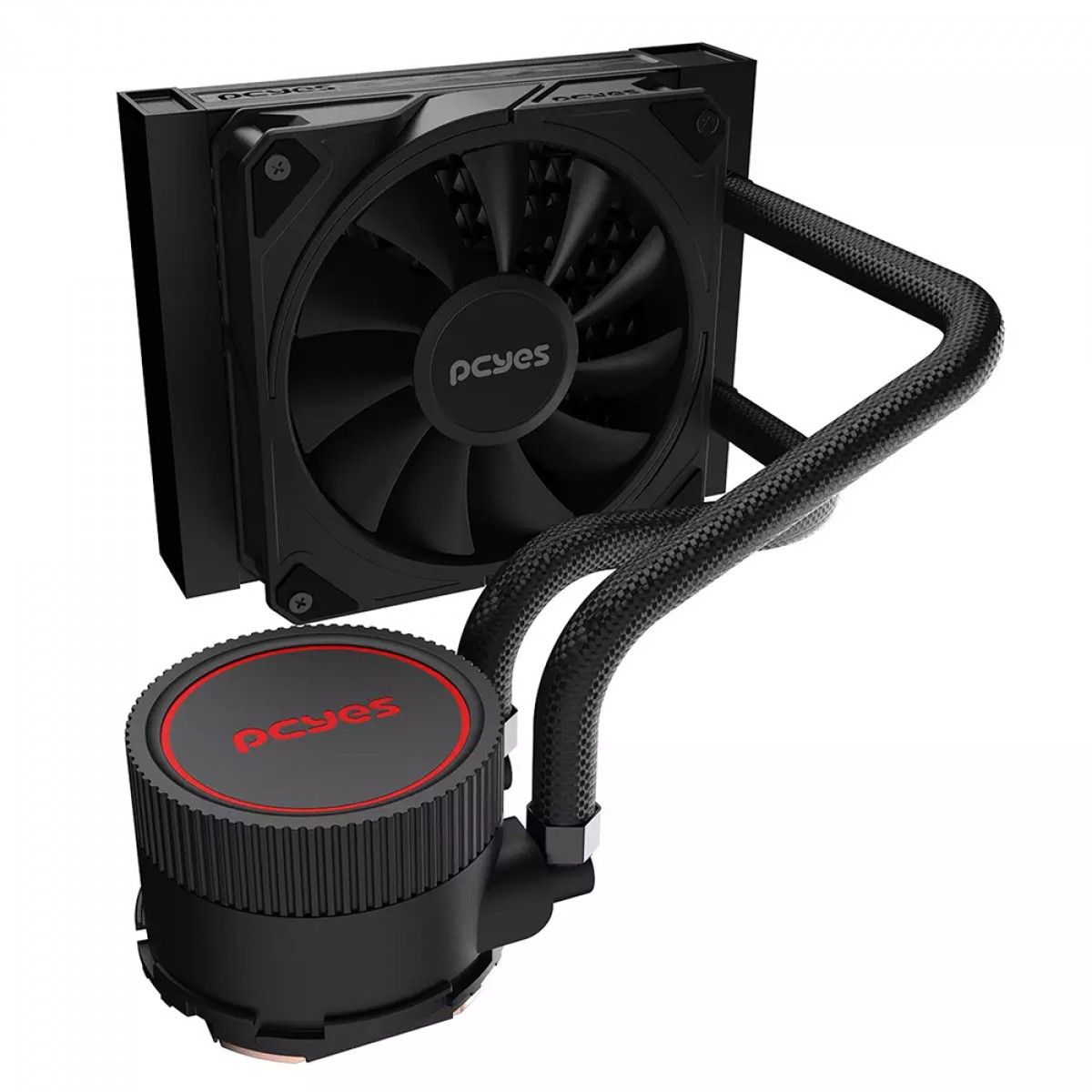 Water Cooler Pcyes Sangue Frio 3 120MM Black Vulcan - Imagem 6