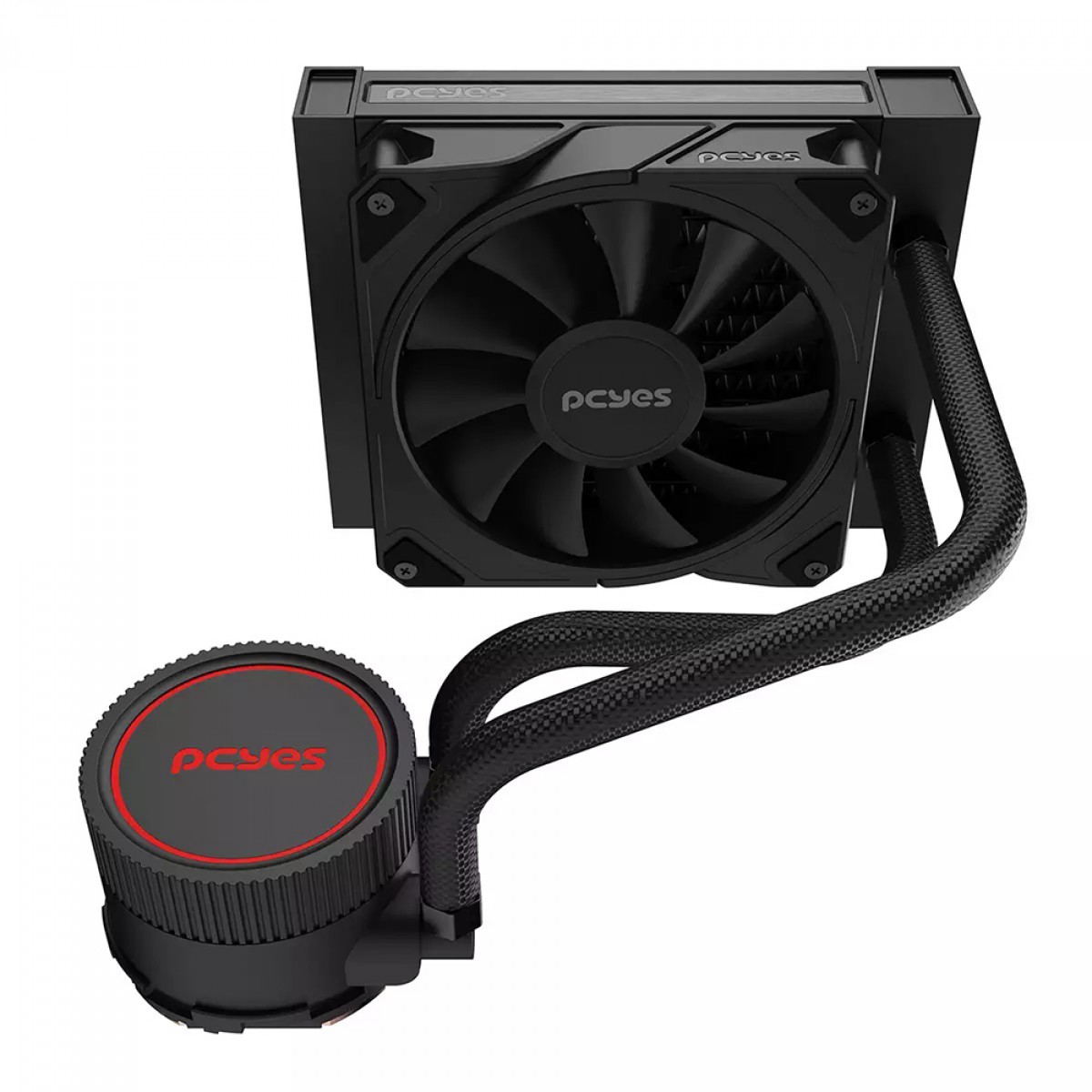 Water Cooler Pcyes Sangue Frio 3 120MM Black Vulcan - Imagem 5