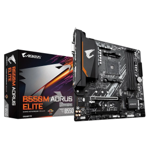 Placa Mãe Gigabyte B550M AORUS Elite AX, Chipset B550, AMD AM4, mATX, DDR4