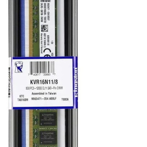 Memoria Kingston 8GB DDR3 1600mhz Pc3 12800 KVR16N11/8