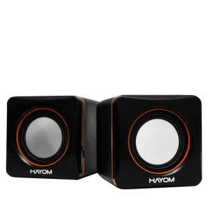 Caixa de Som Hayom Km2501, 6W RMS, Multimídia, USB 5v, Preta