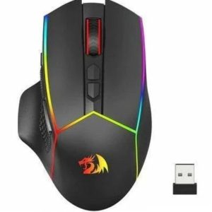 Mouse Gamer Redragon Axe Pro RGB M814 Sem Fio