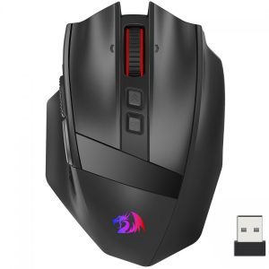 Mouse Gamer Redragon Rind Pro, RGB, Wireless/Bluetooth, M813RGB-PRO