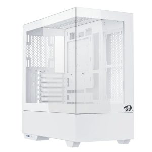 Gabinete Gamer Redragon Reflect Pro, Mid Tower, Branco, CA-607w